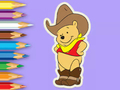 Permainan Buku Mewarna: Cowboy Winnie  talian
