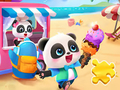 Permainan Jigsaw Puzzle: Kereta Aiskrim Bayi Panda  talian