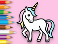 Permainan Buku Mewarna: Happy Unicorn  talian