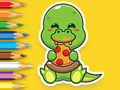 Permainan Buku Mewarna: Dinosaur Lapar  talian