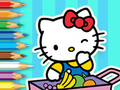 Permainan Buku Mewarna: Pasar Hello Kitty  talian
