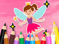 Permainan Buku Mewarna: Little Pretty Fairy  talian
