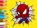 Permainan Buku Mewarna: Baby Spiderman  talian