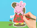 Permainan Buku Mewarna: Peppa Dalam Lumpur  talian