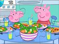 Permainan Jigsaw Puzzle: Waktu Makan Malam Peppa  talian