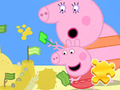 Permainan Jigsaw Puzzle: Peppa Pig Membuat Pasir  talian