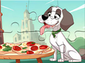 Permainan Jigsaw Puzzle: Anjing Makan Pizza  talian