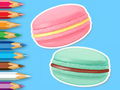 Permainan Buku Mewarna: Macaron  talian