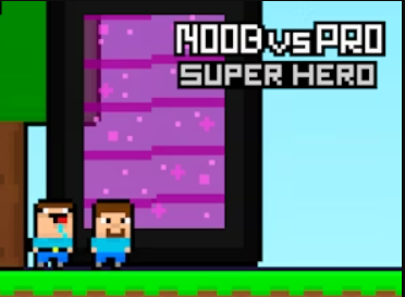 Permainan Noob vs Pro Super Hero talian