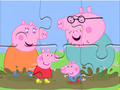 Permainan Jigsaw Puzzle: Lopak Berlumpur Peppa Pig  talian