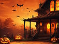 Permainan Labu Tersembunyi Halloween yang menyeramkan  talian