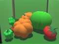 Permainan Gabungan Buah 3D  talian
