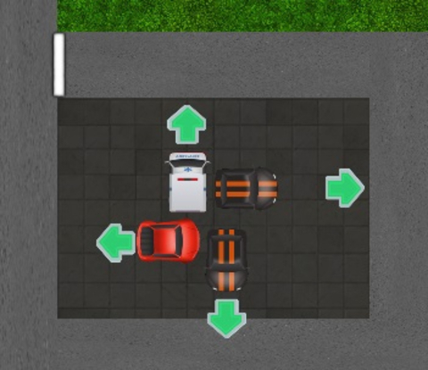 Permainan Meletak Kereta  talian