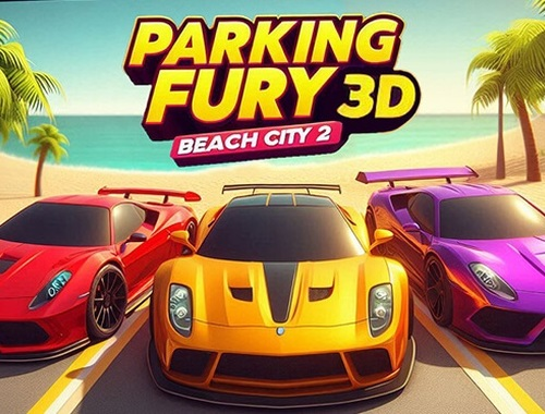 Permainan Tempat letak kereta Fury 3d: Beach City 2 talian