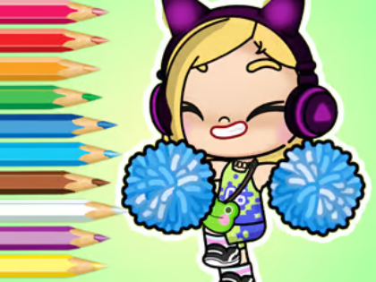 Permainan Buku Mewarna: Avatar World Cheerleader  talian