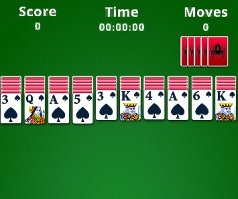 Permainan Spider Solitaire talian