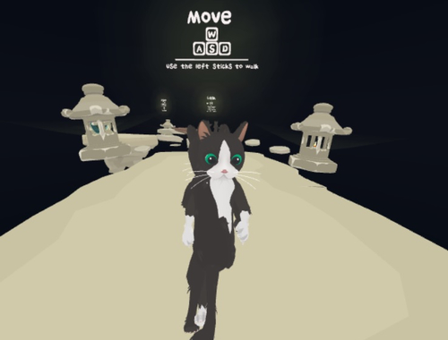 Permainan Cat Warrior Parkour talian