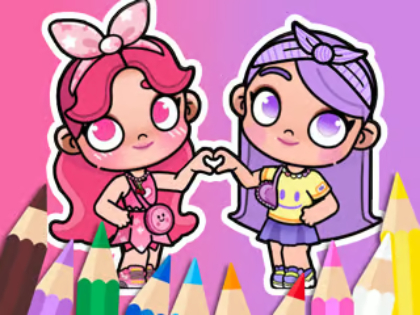 Permainan Buku Mewarna: BFF Di Dunia Avatar  talian