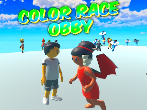 Permainan Perlumbaan Warna Obby  talian