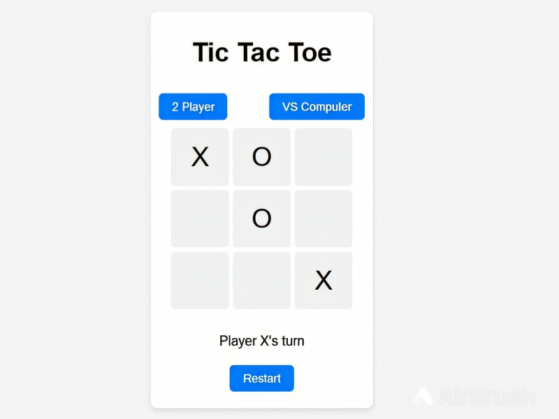 Permainan Tic-tac-toe klasik  talian