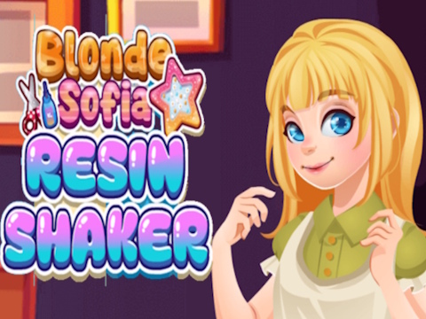 Permainan Berambut perang Sofia Resin Shaker  talian