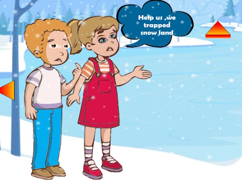 Permainan Adik Beradik Melarikan Diri dari Snow Land  talian