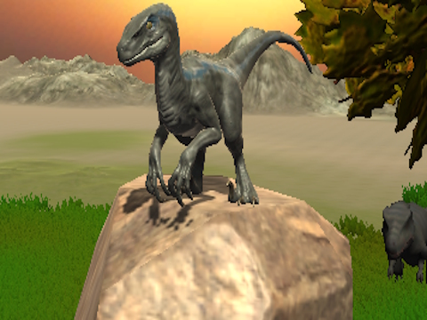 Permainan Serangan Bandar Simulator Dino  talian