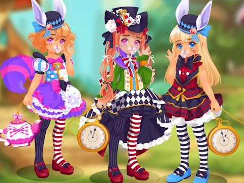 Permainan Kiddo di Wonderland talian
