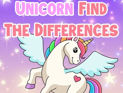 Permainan Unicorn Cari Perbezaan  talian