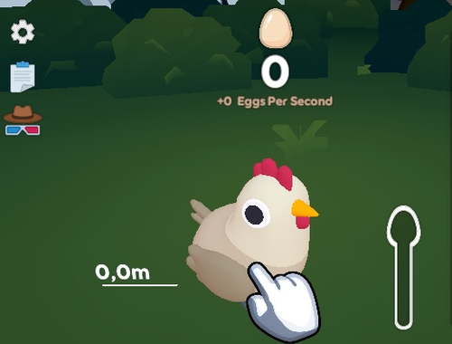 Permainan Pengklik Ayam  talian