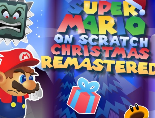 Permainan Super Mario pada Scratch Christmas Remastered  talian