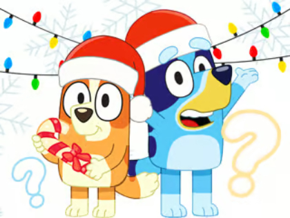 Permainan Kuiz Kanak-kanak: Kuiz Krismas Biru  talian