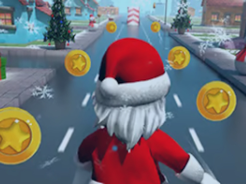 Permainan Santa Roblox Berlari  talian