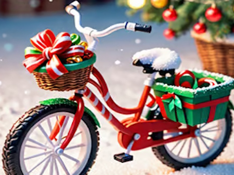 Permainan Salun Basikal Krismas  talian