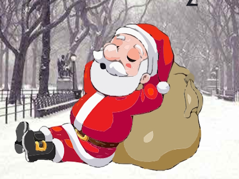 Permainan Bangunkan Santa Tidur  talian