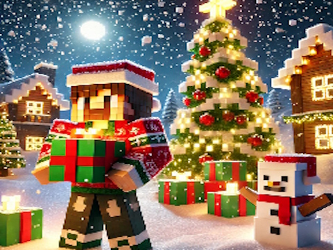 Permainan Jigsaw Krismas Minecraft  talian