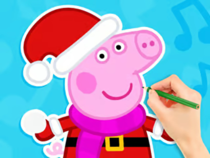 Permainan Buku Mewarna: Peppa Pig Snowman  talian