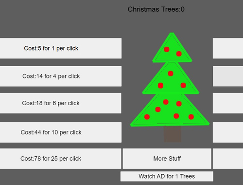 Permainan Pengklik Pokok Krismas  talian