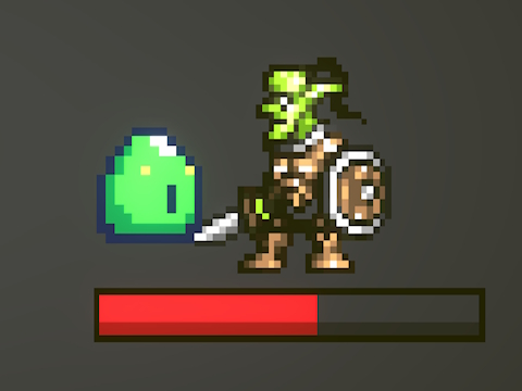 Permainan Infinity Slime Dungeon talian