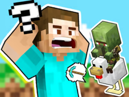 Permainan Kuiz Kanak-kanak: Teka Suara Minecraft  talian