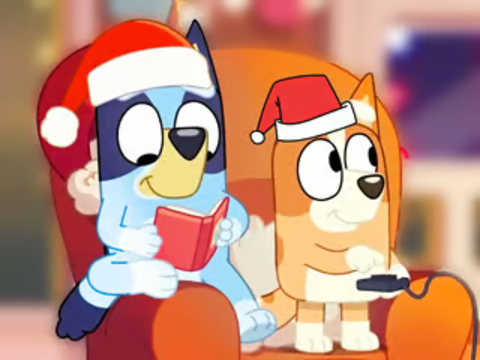 Permainan Jigsaw Puzzle: Parti Krismas Biru  talian