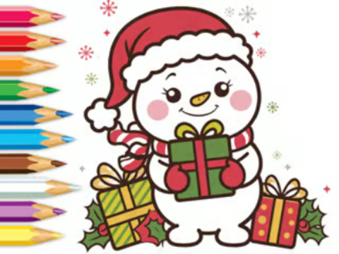 Permainan Buku Mewarna: Penghantaran Kejutan Krismas  talian