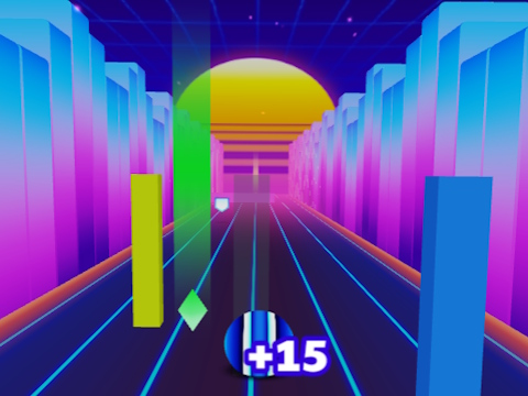 Permainan Neon Dash talian