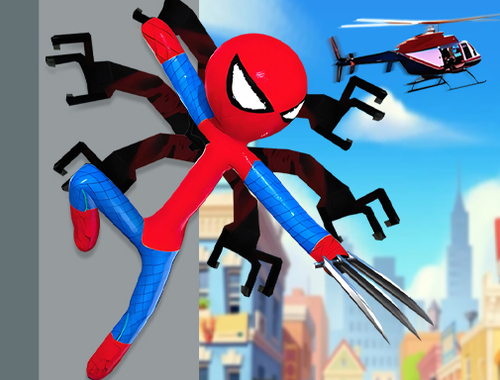 Permainan Pertempuran Taman Tema Spiderlox  talian