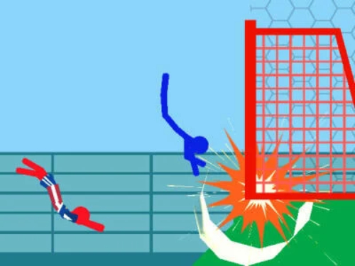 Permainan Bola Sepak Ragdoll: 2 Pemain  talian