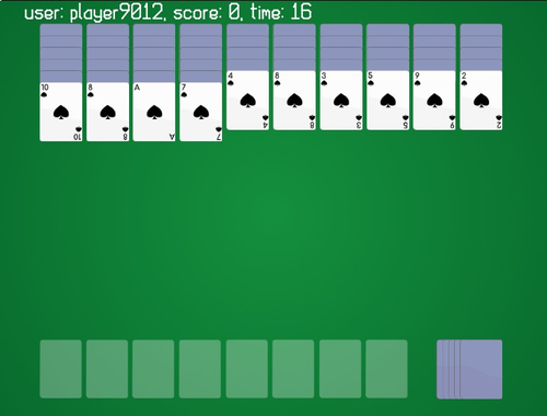 Permainan Spider Solitaire Klasik Ver  talian