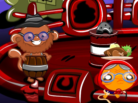 Permainan Monkey Go Happy Tahap 908  talian