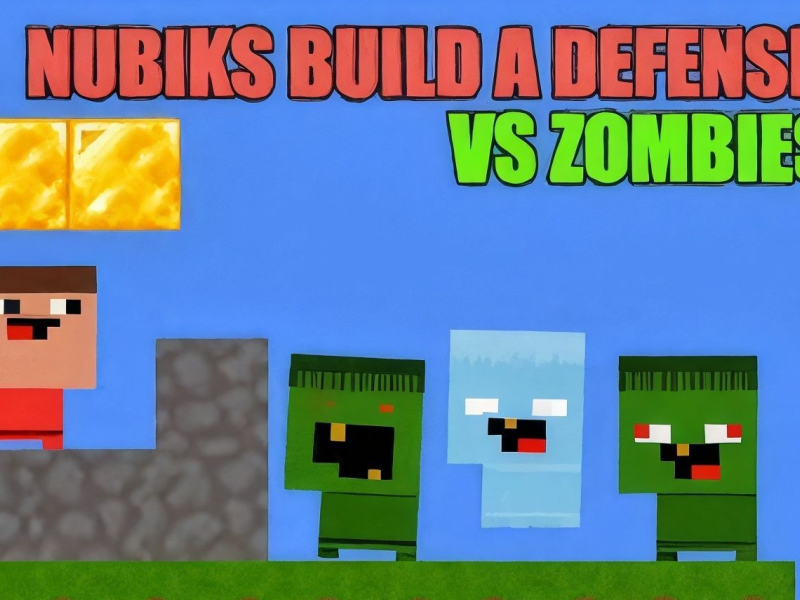 Permainan Nubiks Membina Pertahanan Vs Zombi  talian