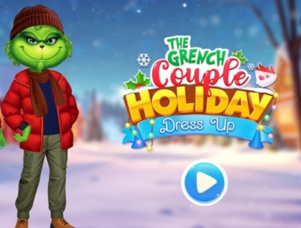 Permainan Berdandan Percutian Pasangan Grinch  talian