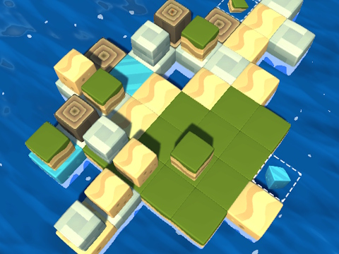 Permainan Pulau Cube: ASMR Relax Puzzle  talian